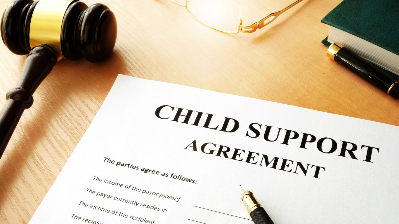 can you buy a house with child support arrears